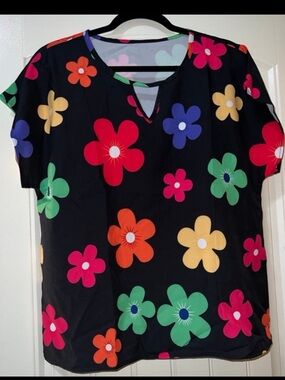 Shein Floral Blouse